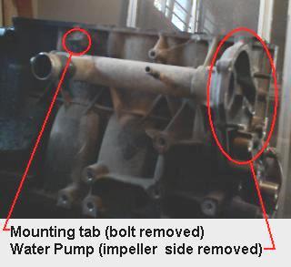 Samurai G13 water pump inlet manifold