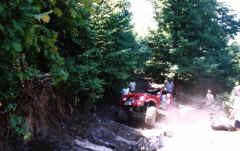 Mike Dugan in the gas on Guardrail - Trail 11
